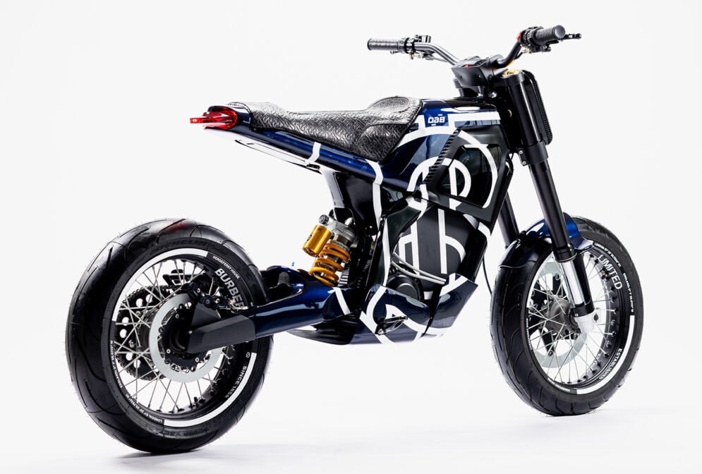 DAB E RS Burberry edition electric motorcycle