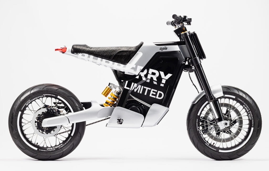 DAB E RS Burberry edition electric motorcycle