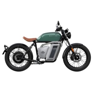 Maeving RM1 Green electric motorcycle