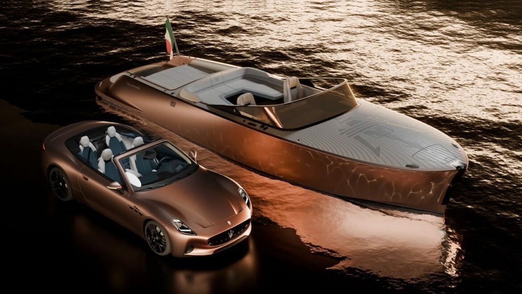 Maserati Tridente electric boat