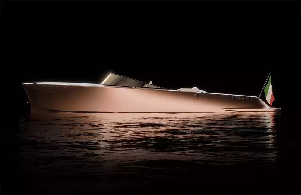 Maserati Tridente electric boat